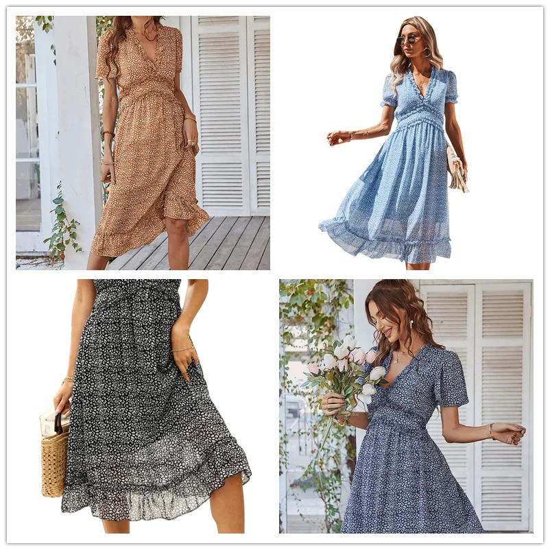 

Summer Dress For Women 2023 Skin Friendly Beach Holiday Travel Midi Vestidos Casual Sexy DressES For Female