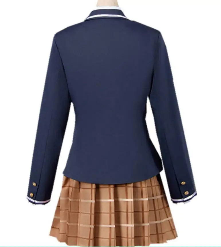 HOLRAN женский костюм для косплея Shiina Mahiru школьная форма пальто рубашка юбка на