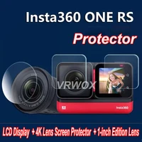 protection film for insta360 one r twin edition and insta 360 one rs 4k wide angle camera len lcd film tempered glass protection