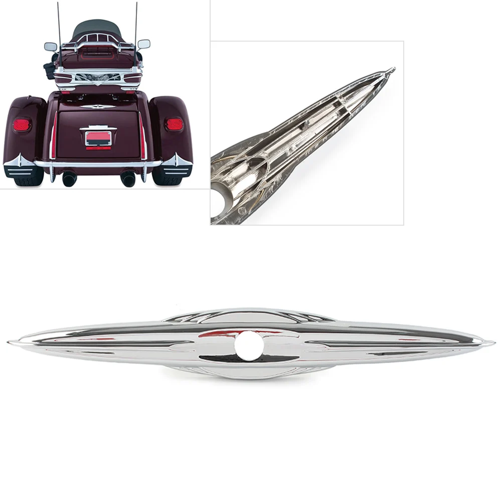 

Хромированная задняя защелка багажника мотоцикла, декоративная отделка для Harley Davidson Street Tri Glide Trike FLHXXX 2009-2022