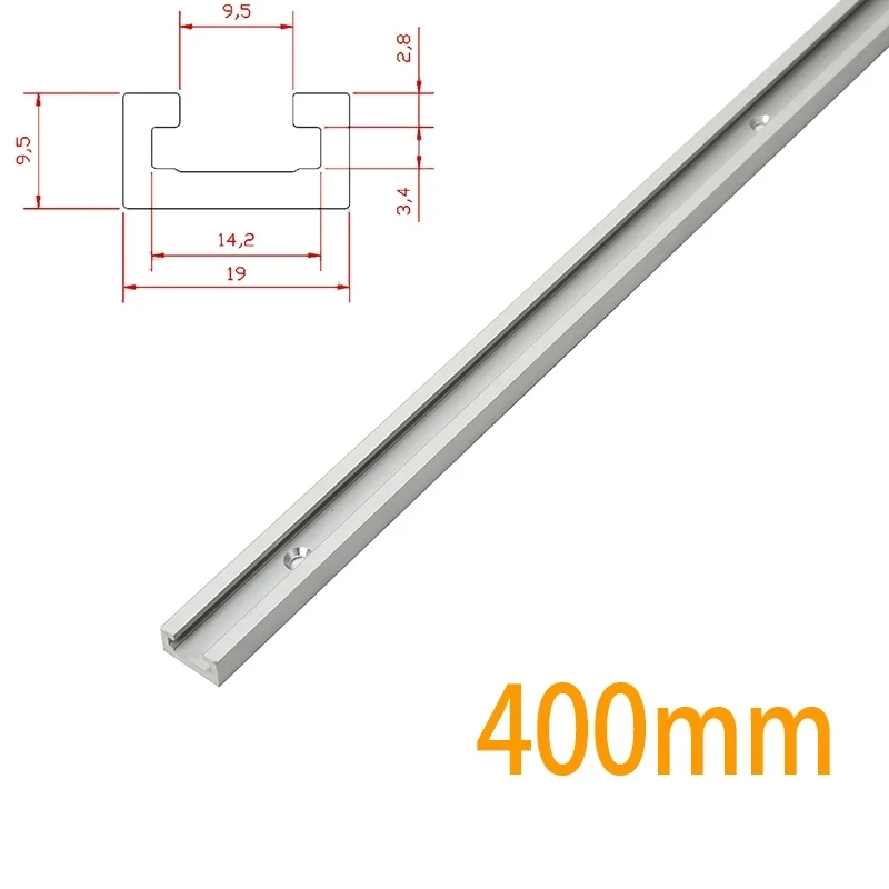 

Алюминиевая направляющая система T-образная 400 мм