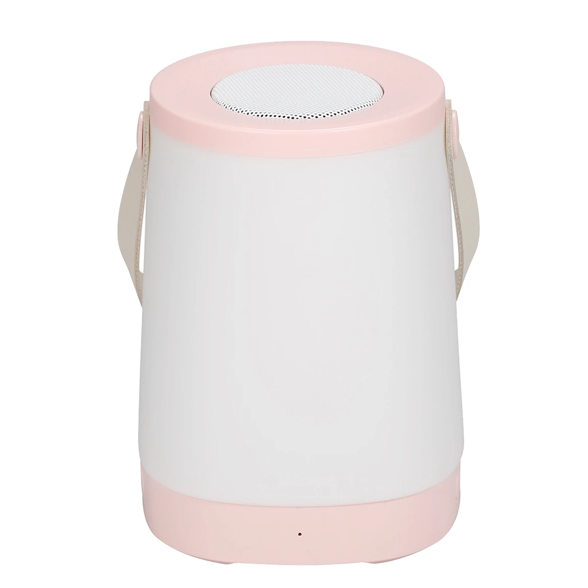 

Multi-Function Colorful Night Light with Music Speaker/Radio Mode Outdoor Camping Lamp Bluetooth-Compatible Pink
