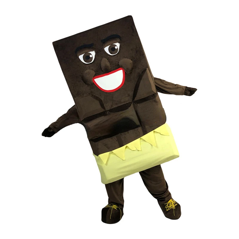 Chocolate Mascot Fursuit Costumes Performance Mascot Walking Stage Performance Costume Puppet Animal Costume Costume