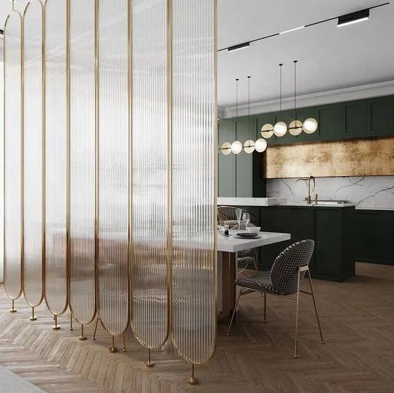 

Meiyoung Hot Sales Fashion Style Decorative Glass Partition Screen Panel