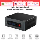 Beelink GK Мини ПК Intel Celeron J4125 8 Гб DDR4 128 ГБ256 ГБ SSD Windows 11 Pro Dual WIFI, 4K UHD WIN10 Настольный NUC Gigabit LAN