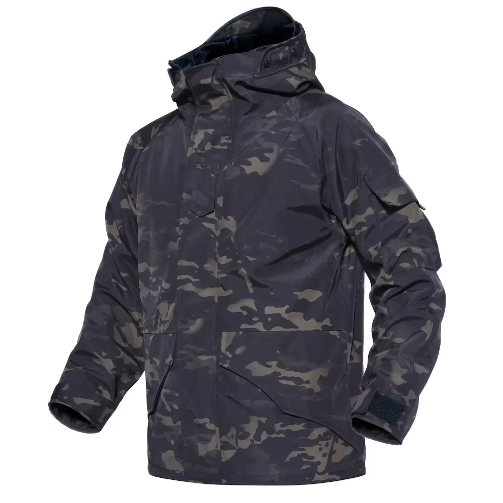 

Мужская водонепроницаемая куртка 3 в 1, 2-слойный бомбер и лайнер, тактическая тренировочная охотничья одежда