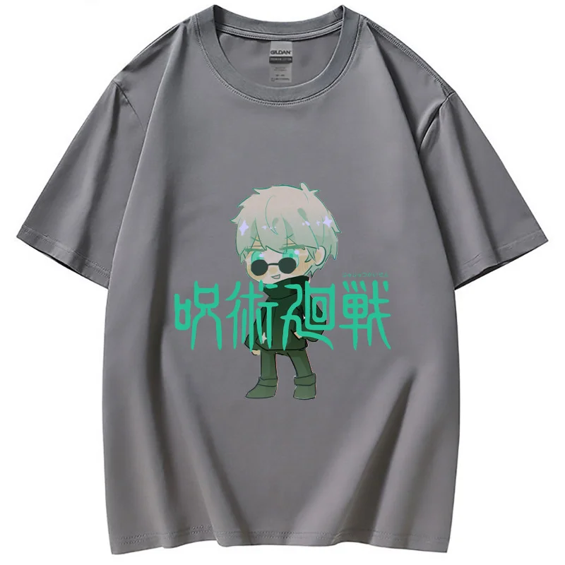 

Cotton Short Sleeve Spell Return to Jujutsu Kaisen Printed Summer Fashion Men's Short Sleeve T-shirt