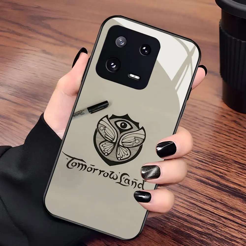 Фото Чехол для телефона T-tomorrowland для Xiaomi 17 15 14 13 12 Mi 11 X T Ultra Pro Lite 5G, черный стеклянный чехол №3