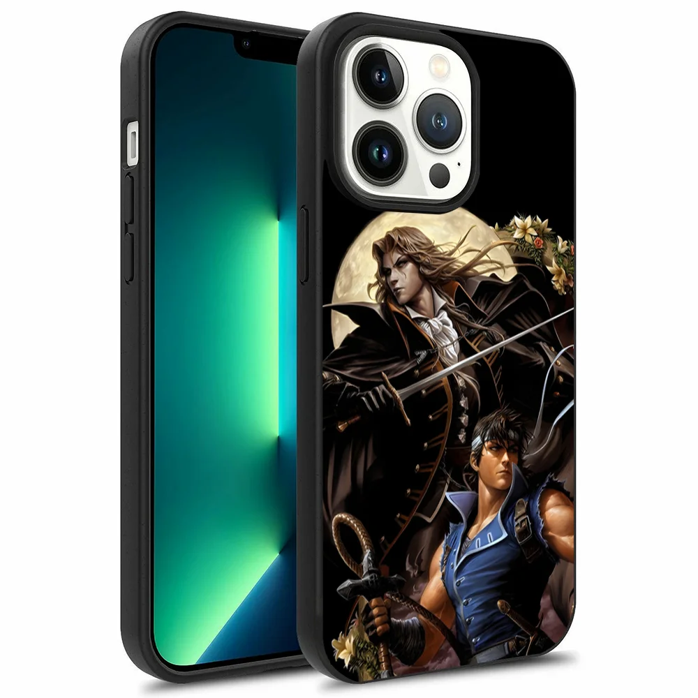 Чехол для телефона Castlevania Game iPhone 15 14 13 12 11 Plus Pro Max Mini Magsafe с магнитной беспроводной