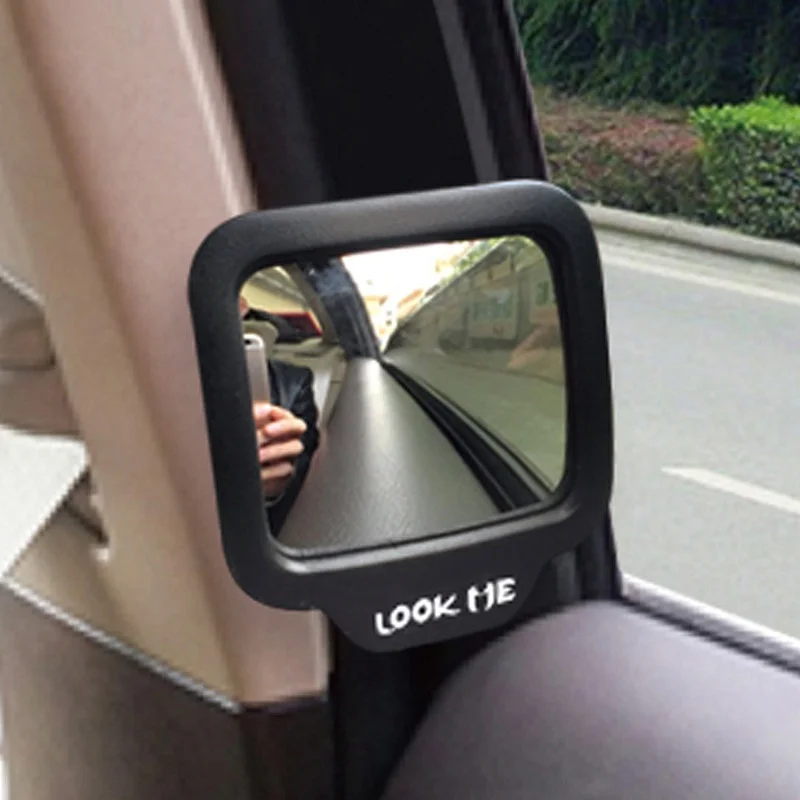 

270 Degrees Wide Angle Car Rear Magnet Mirror Auxiliary Rearview Eliminate Blind Point For Safety