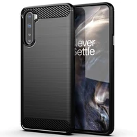 carbon fiber cover for oneplus nord 1nord shockproof phone case for one plus nord 1nord bumper silicone case