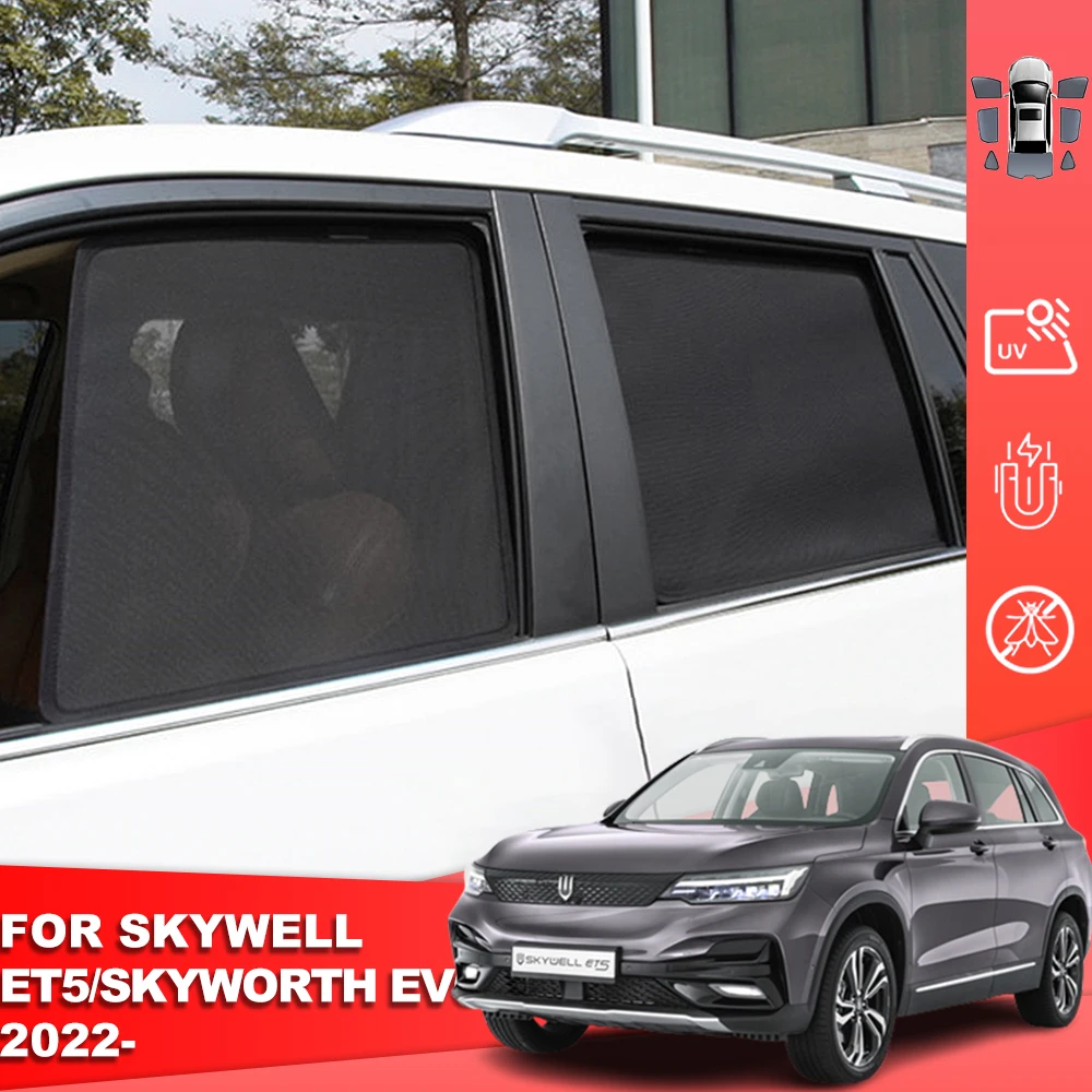 Для Skywell ET5 Skyworth EV6 2022 2023 2024 Магнитный автомобильный солнцезащитный козырек на