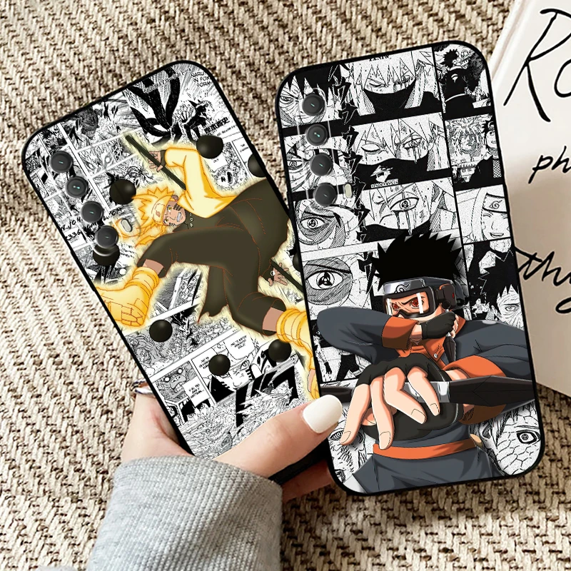 

Anime NARUTO Phone Case For Huawei P40 P30 P20 P10 Lite Honor 9 10 20 Pro 7X 8X 9X Prime P Smart Z 2021 Liquid Silicon Carcasa