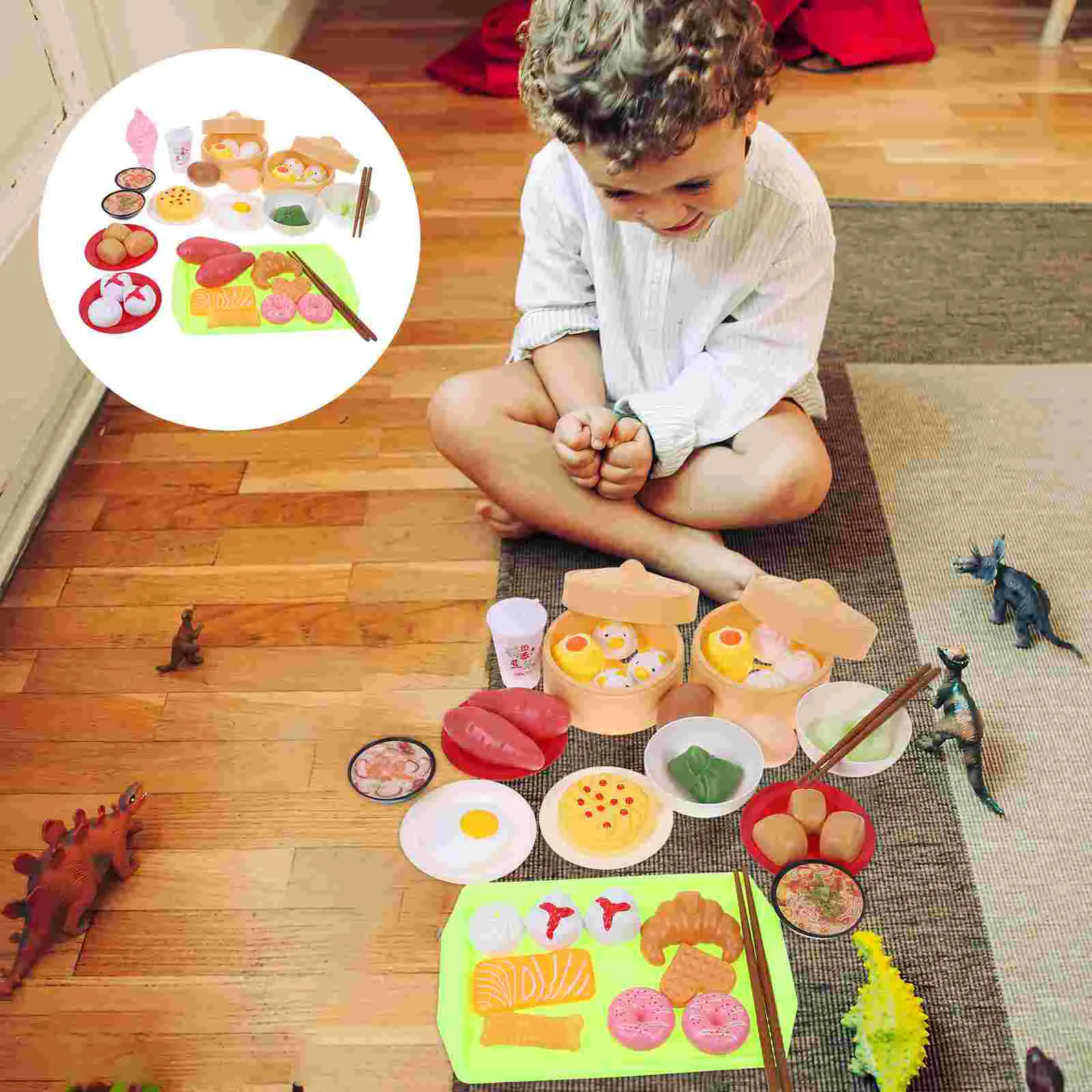 

46 шт./1 детская игрушка для приготовления еды, кухонная игрушка, индукционная плита, 16x14 см, детский пароварка