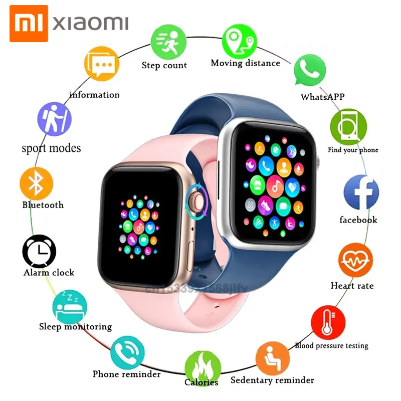

HOT XIAOMI T500 Smart Watch Men Ladies Smart Watch Bluetooth Fitness Blood Pressure Measurement Tracker Waterproof Smart Watch