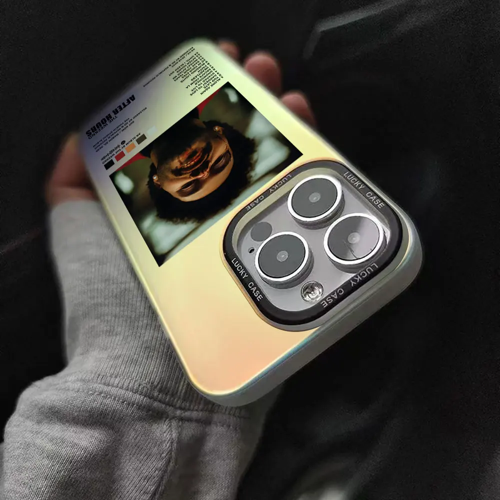 Минималистичный постер Weeknd чехол для телефона iPhone 15 14 13 12 11 Pro Max X XR XSMax 7 8 Plus