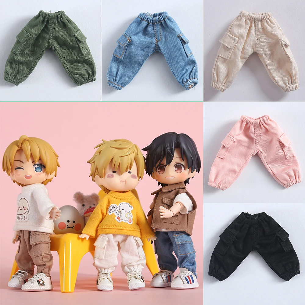 

Ob11 длинные брюки-комбинезоны для кукол, повседневные брюки для кукол Ob11,Obitsu11, Молли, 1/12, аксессуары для кукол Bjd, одежда