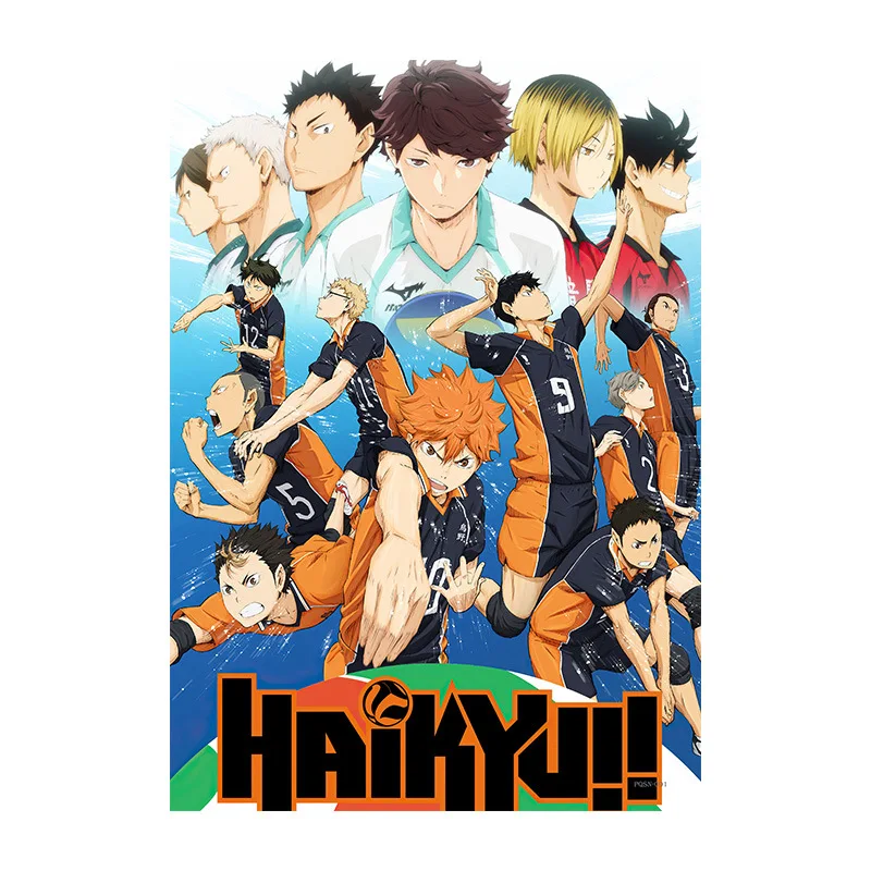 Haikyu мультфильм аниме Shoyo Hinata Tetsurou Kuroo Kotaro Bokuto манга периферийный высокой четкости