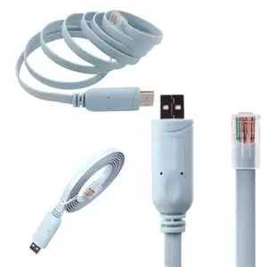 USB Extension RJ45 Console Cable FTDI USB FT232R chip+RS232 Level Shifter 1.8M For Cisco H3C HP huawei router (link servic
