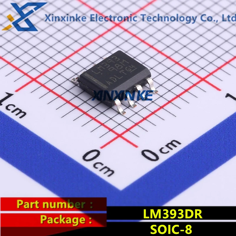 

LM393DR LM393 SOIC-8 Analog Comparators Dual Differential Amplifier ICs Brand New Original