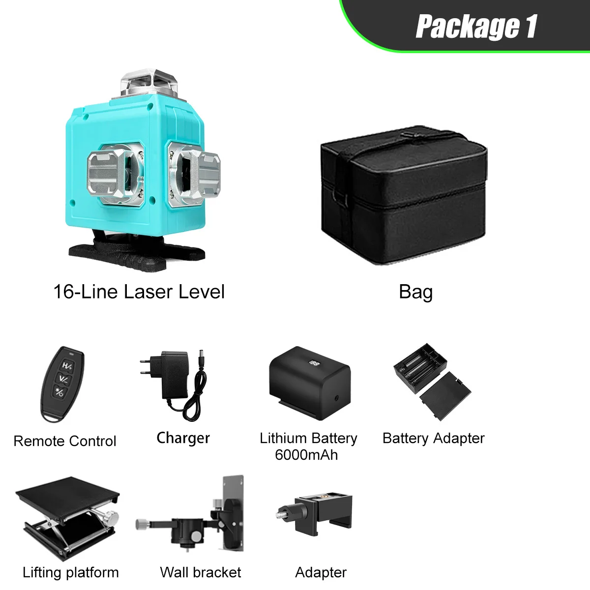 

GRT 4D лазерный уровень 16 линий 4 цвета