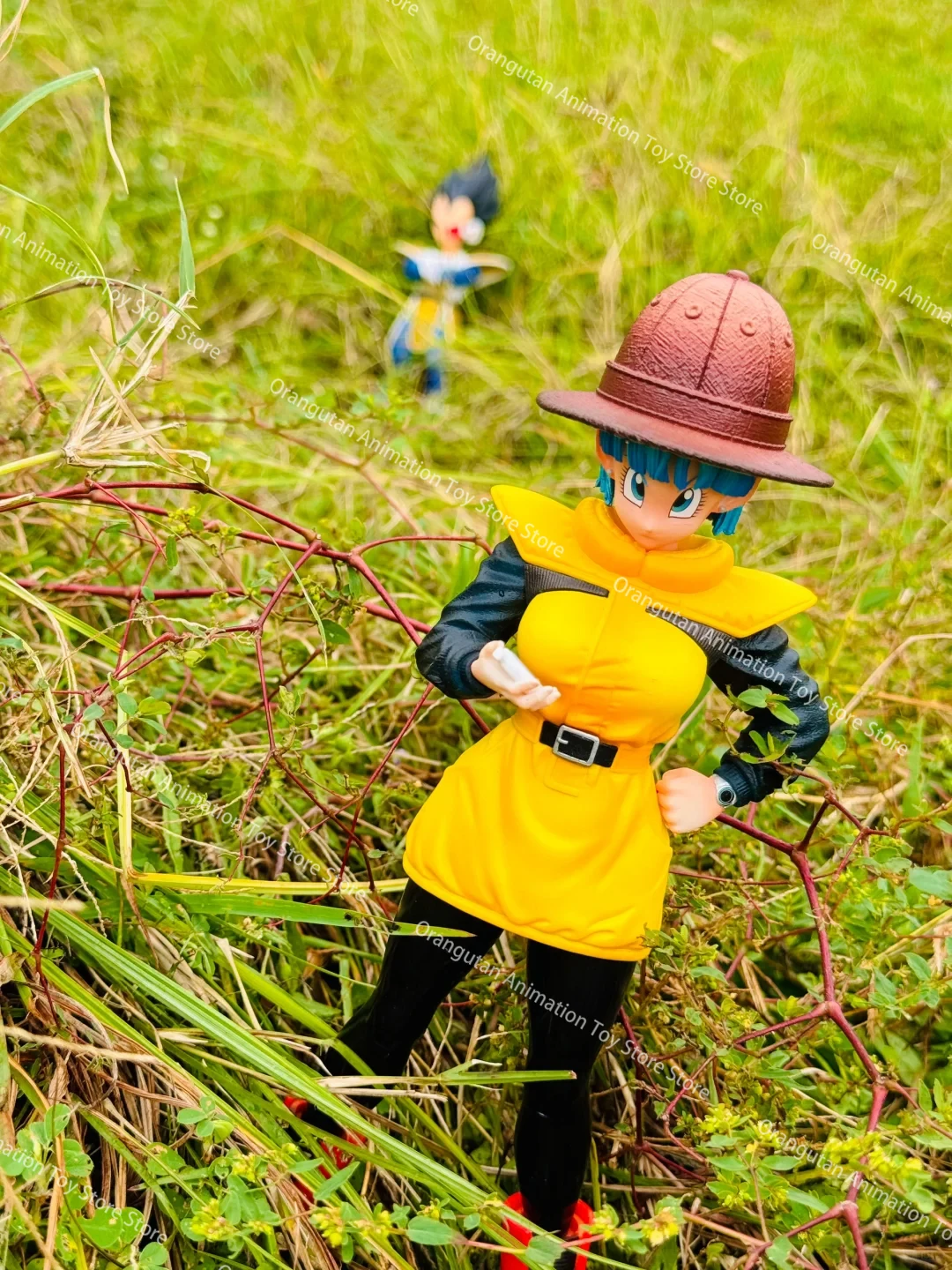 Новый Dragon Ball Z 23 см Bulma Красивая девушка Подвижная модель Статуя из ПВХ