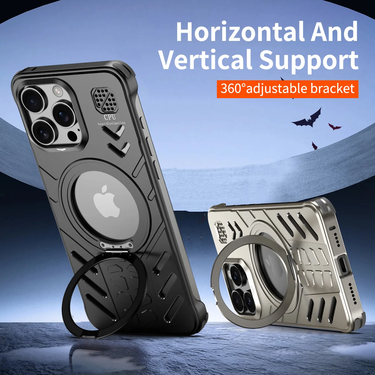 Чехол для телефона с магнитным рассеиванием тепла из алюминиевого сплава iPhone 15 16