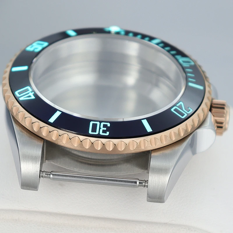 Женские часы с сапфировым стеклом серебристые розовые золотистые 40 мм подходит