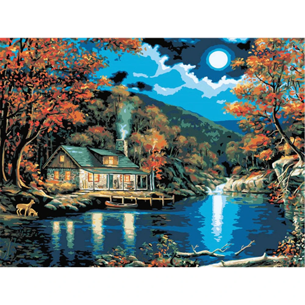 

Landscape Scenery Printed 11CT Cross Stitch Embroidery Set DMC Threads Handicraft Knitting Needlework Handmade Promotions Gift