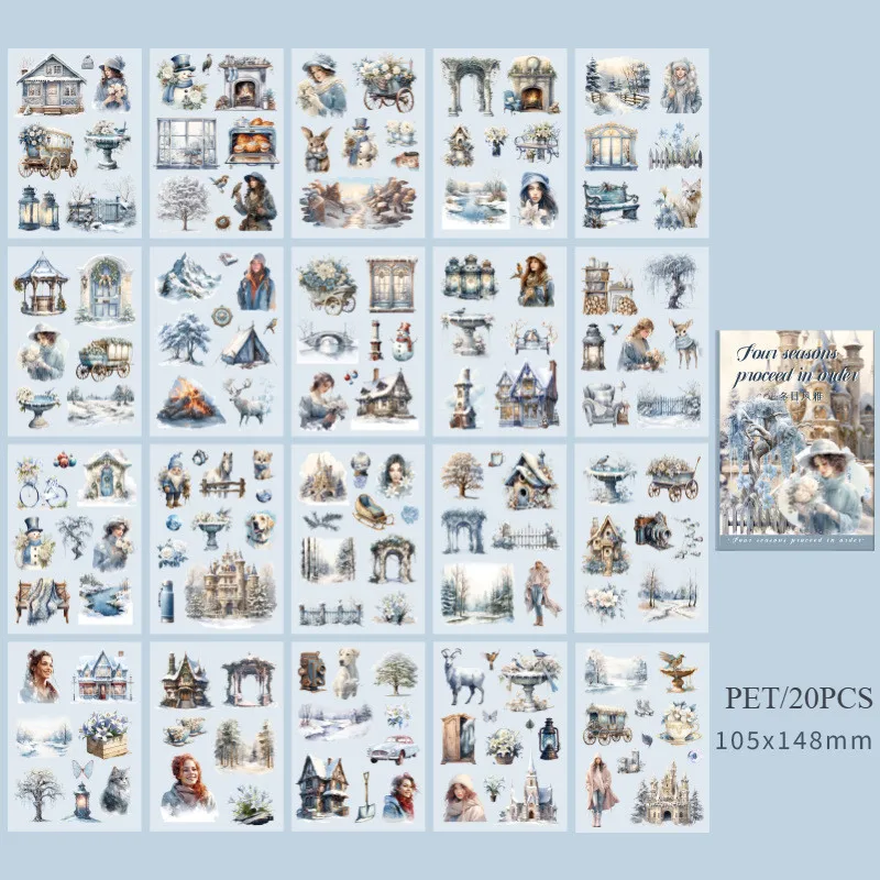 

Journamm наклейки для скрапбукинга 20 листов