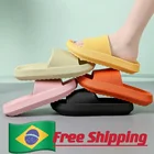 Сандалии на платформе для мужчин и женщин, мягкая подошва, Эва, Нескользящие, летние пляжные шлепанцы, для дома и ванной комнаты