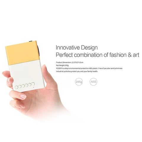 Мини-проектор HD 1080P 400 люмен