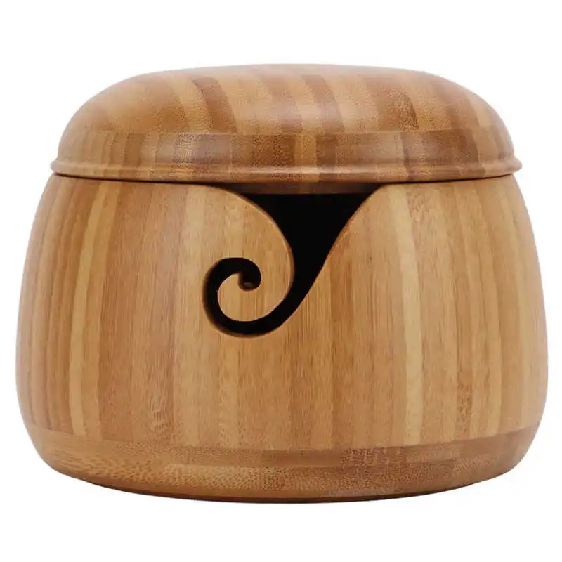 Round Yarn Storage Bowl Yarn Bowl Easy To Carry for DIY Craft for Household for Gifts