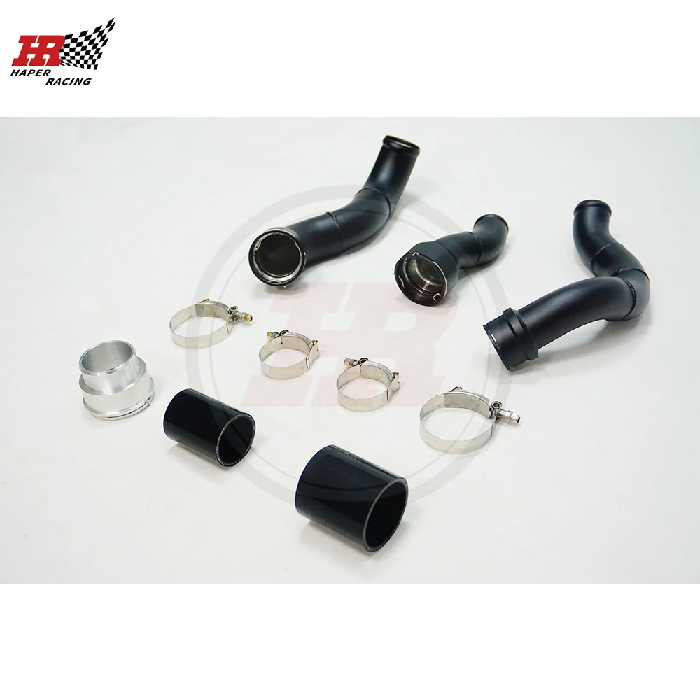 Алюминиевая усилительная труба HP RACING + черная зарядная для Mi ni Cooper S