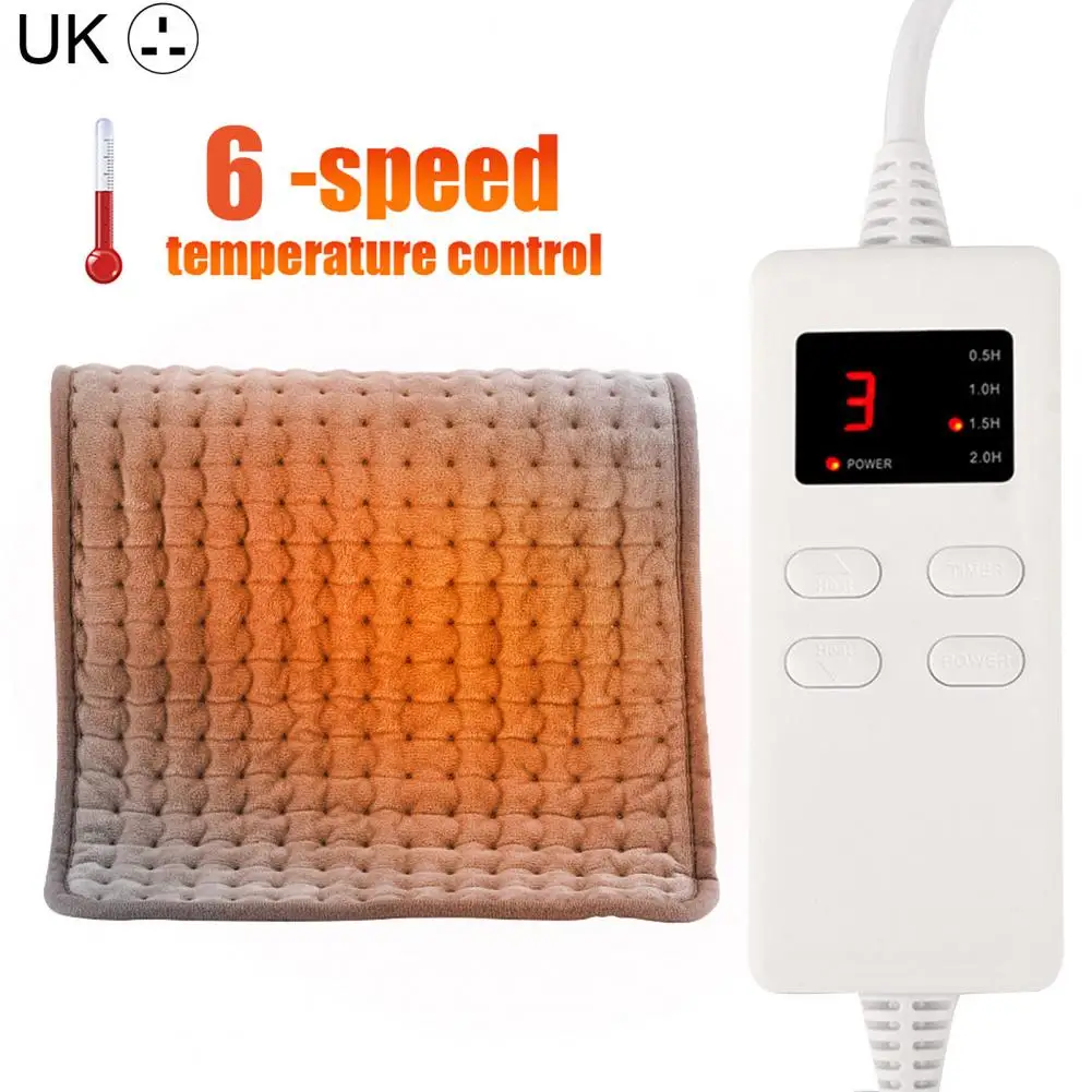 

Heating Blanket Timing Setting Easy to Disassemble Keep Warm Comfortable Touch Heated Pad Heated Pad for Daily Use
