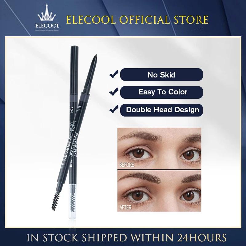 

Ultra Fine Eyebrow Pencil Long Lasting Beauty Eyebrow Waterproof Eyebrow Pen Cosmetics Double Heads Marker