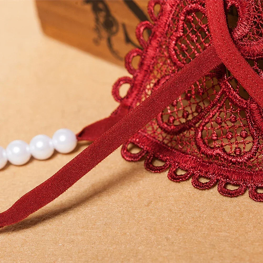 Женские трусики-стринги с открытой промежностью экзотическое нижнее белье