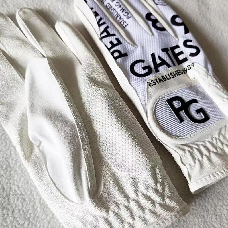 Golf gloves women lady cute show fingernail both hands