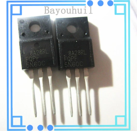 

10pcs Plastic Package FQPF5N60C 5N60 TO-220F 5A600V Mos Fet