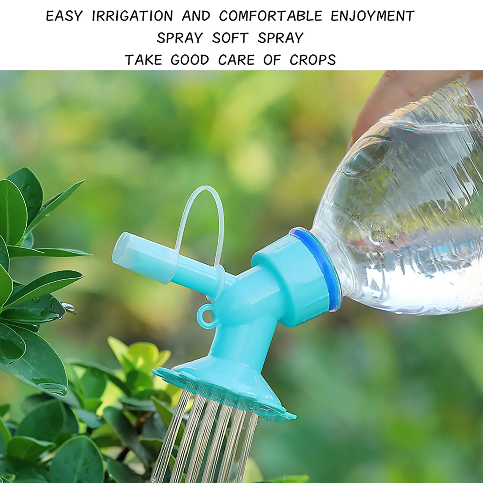 Крышка от бутылки разбрызгиватель поилки для цветов двойная головка носик