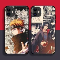 anime figure naruto uzumaki phone case silicone soft for iphone 13 12 11 pro mini xs max 8 7 plus x 2020 xr kids men phone cover