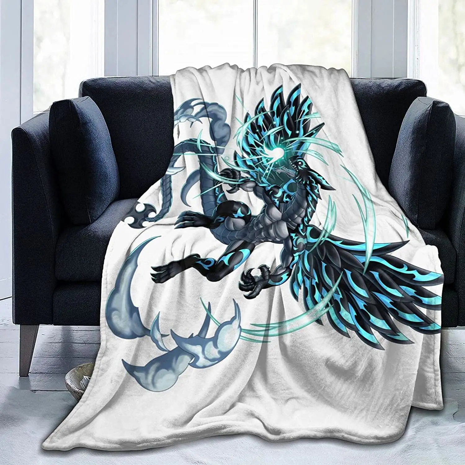 

Acnologia Fluffy Soft and Comfortable Blanket, Anime Warm Embrace of Sympathy