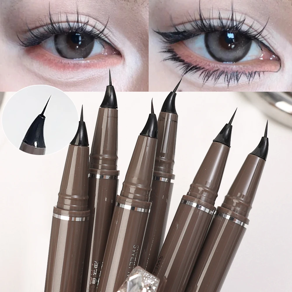 Карандаш для глаз водостойкая жидкая подводка стойкая быстросохнущая