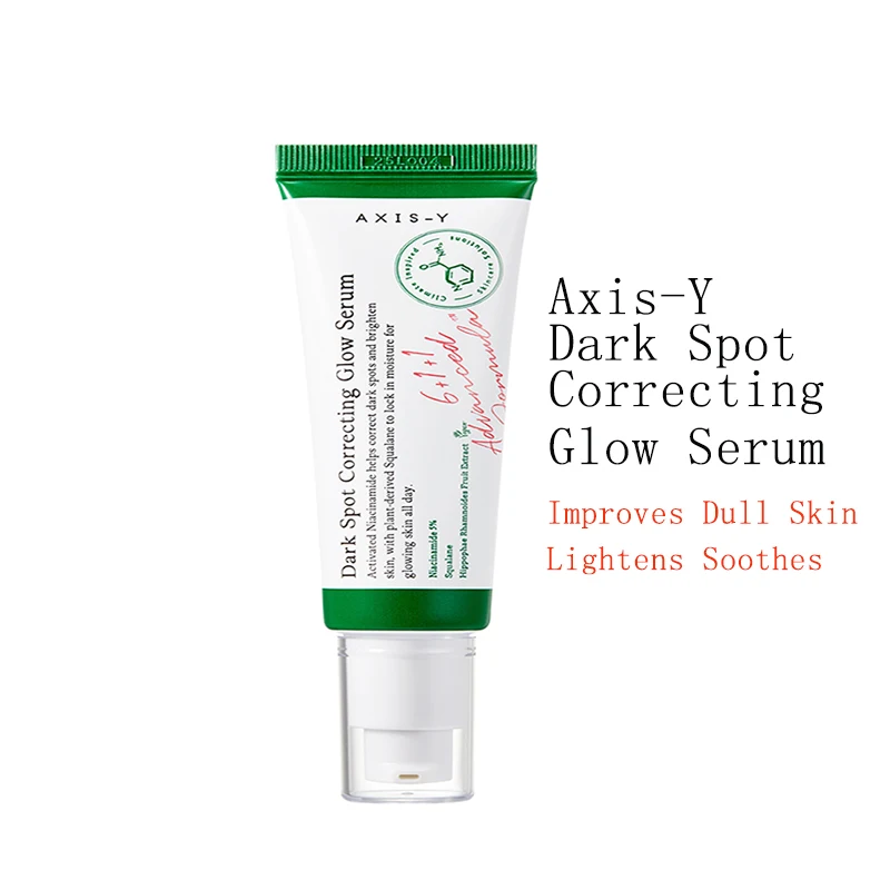 

Axis-Y Dark Spot Correcting Glow Serum 50ml Authentic Improves Dull Skin Face Brightening Serum Lightens Soothes Korea Skincare