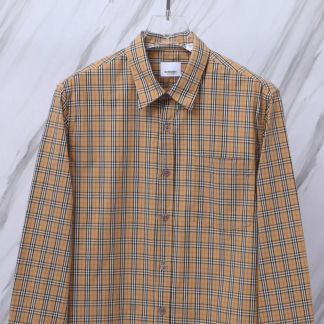 Burberry Женские рубашки Модный свитшот с длинным рукавом хлопковый джемпер