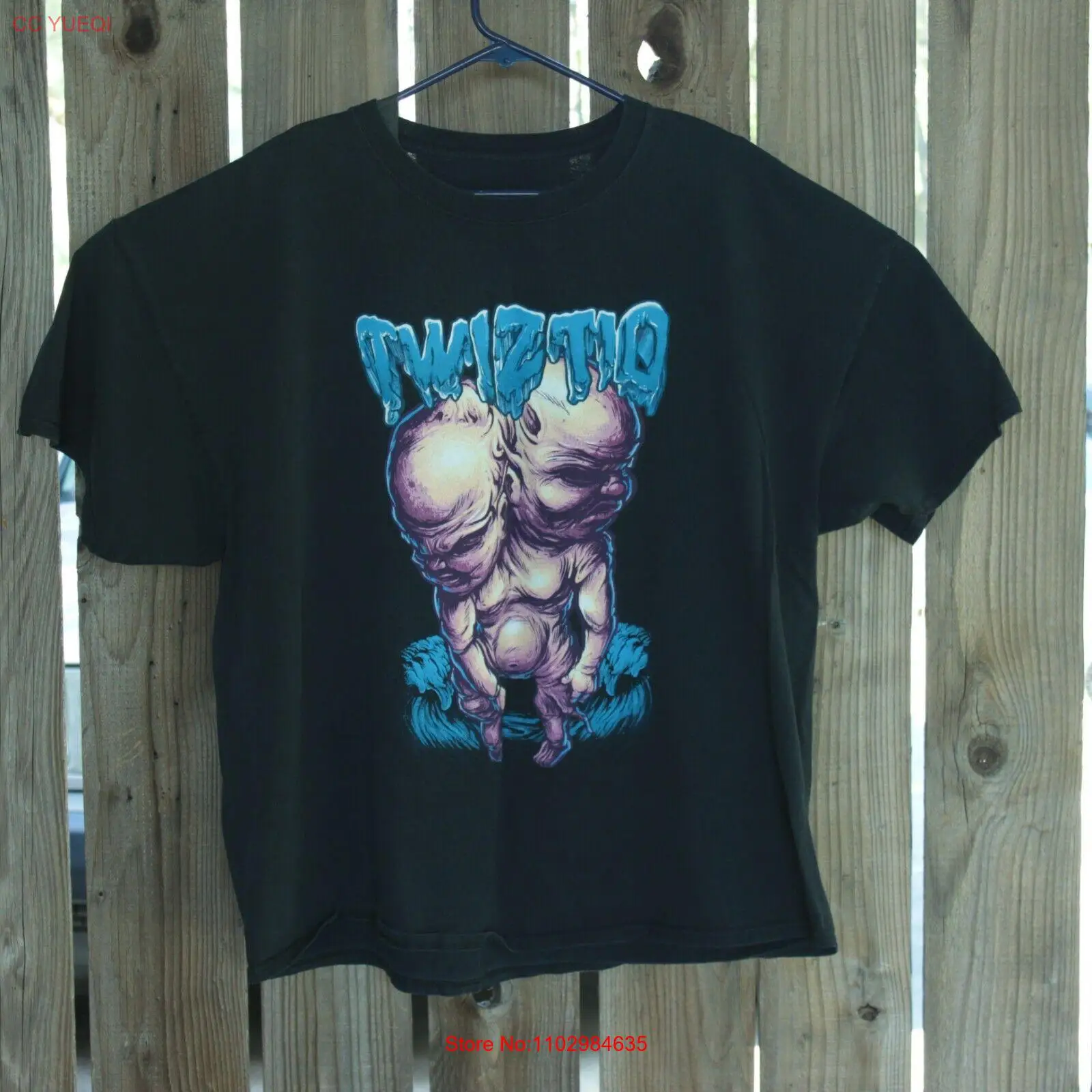 Футболка Twiztid moударопрочная с черной полосой Мужская футболка размер ~ 2XL XXL