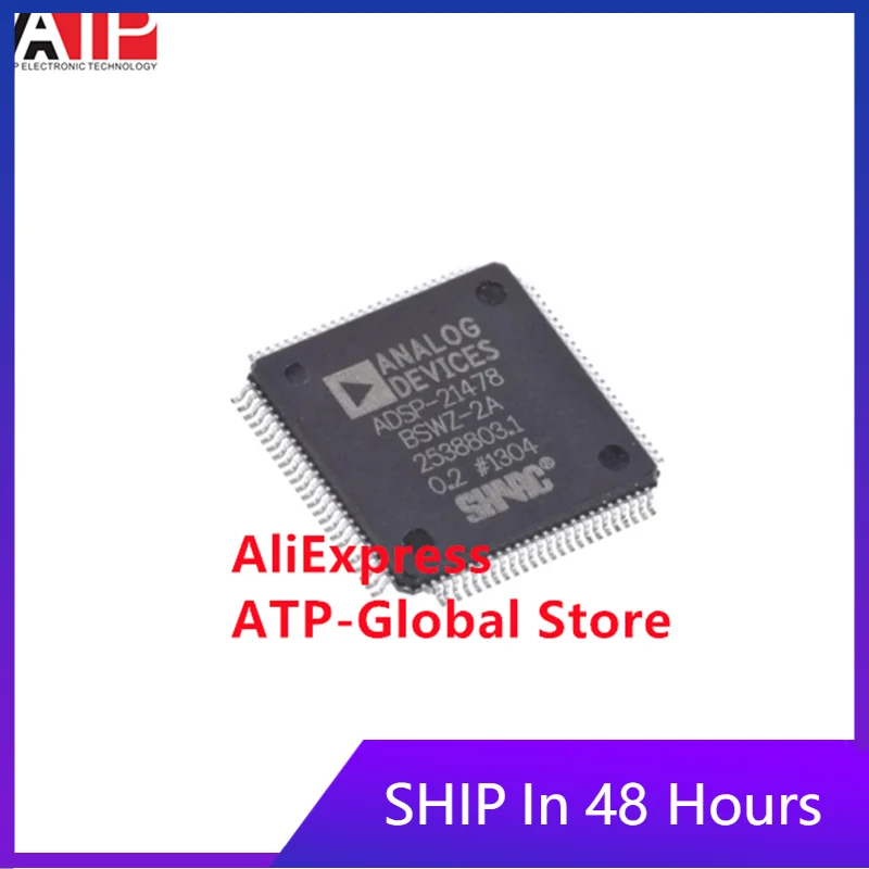 1PCS Original Spot ADSP-21488KSWZ-4A Digital Signal Processor and Controller - DSP, DSC 400MHz 100-ld SHARC Integrated Chip IC