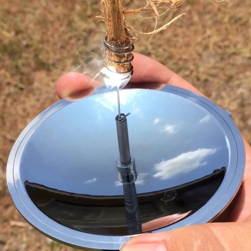 

Outdoor Solar Lighter Camping Survival Fire Waterproof & Windproof Fire Starter Outdoor Emergency Gear Accessories Outdoor Tool