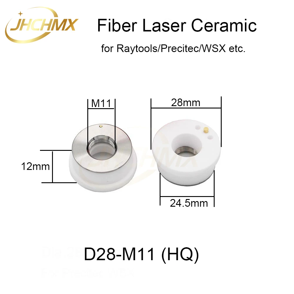 

JHCHMX волоконный лазерный керамический кольцевой держатель сопла D28/31 M11 KTB2 KTXB для Raytools Precitec 3D WSX HSG лазерная режущая головка