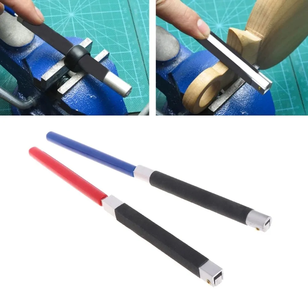 

1pc Sandpaper Ruler Jewelry Wood Polishing Tools Round Square Shape Polished Rod For Sanding Wood And Metal Abrasive Tools